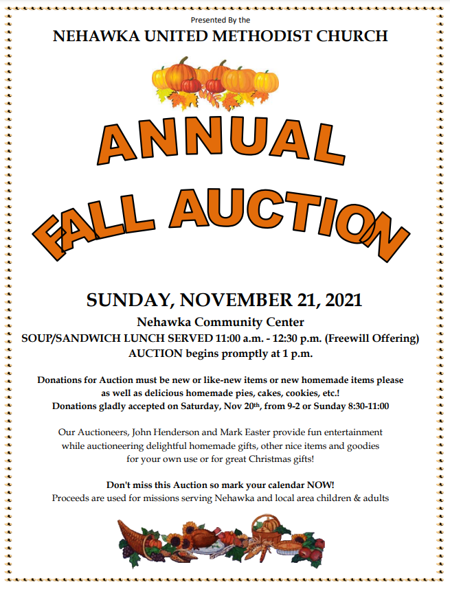 Nehawka annual auction