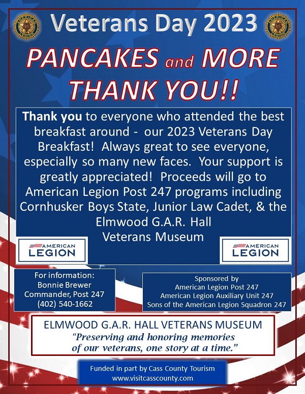 Veterans Day Pancake Feed 2023