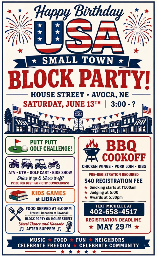 Avoca block party