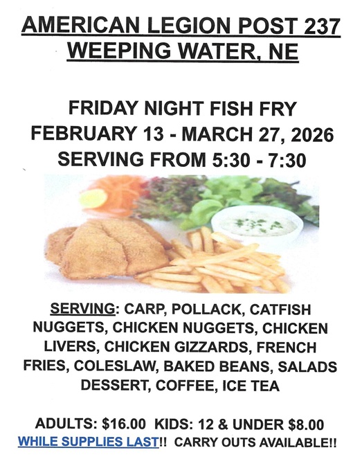 WW fish fry 2026