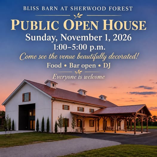 bliss barn open house