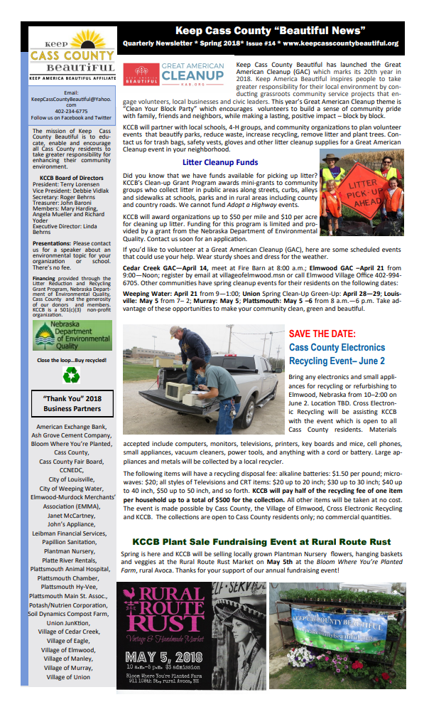 KCCB Newsletter pg1
