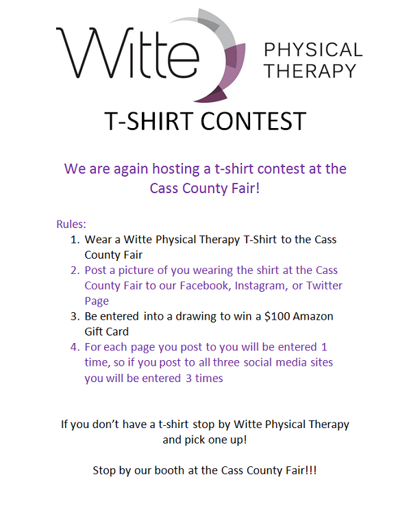 Witte Fair Tshirt Contest