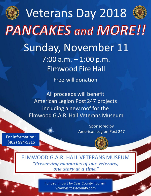 Veterans Day Pancake Feed 2018