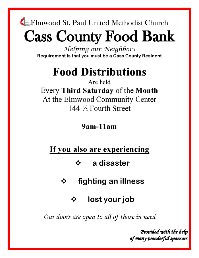 Advertisement for Food bank 2019 page0001