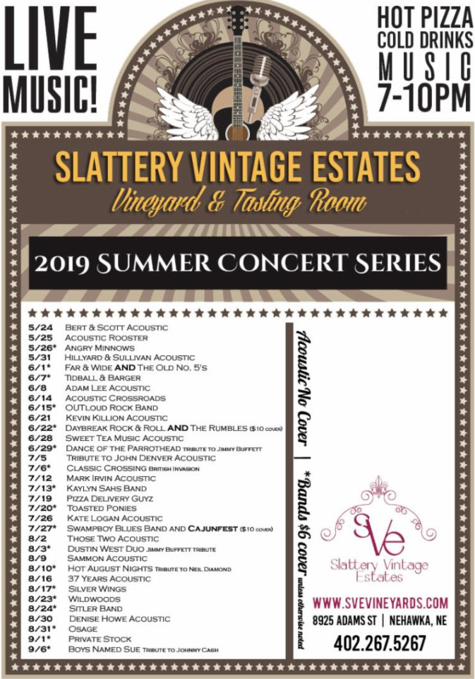 Slattery Vintage Estates Summer Series