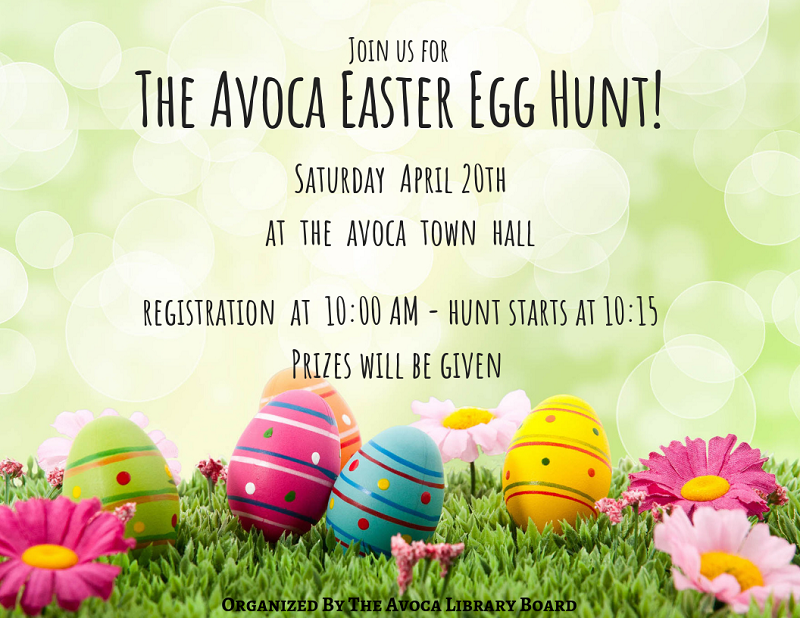 The Avoca Easter Egg Hunt fb 2019