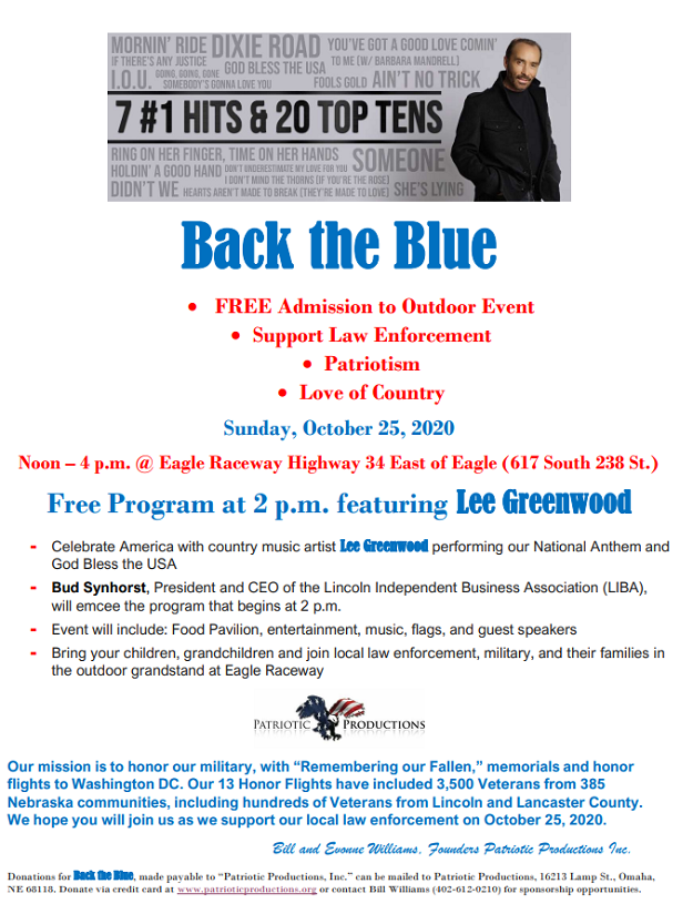 back the blue