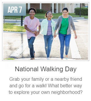 national walking day
